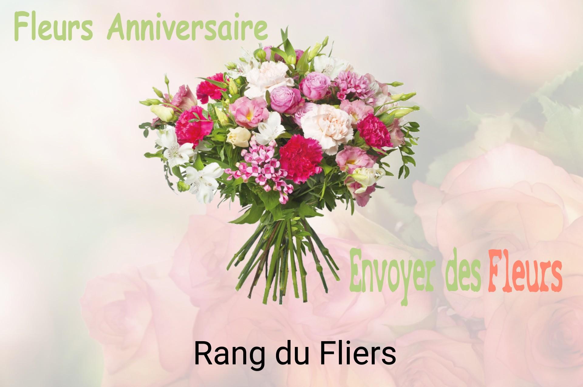 Bouquet de fleurs d’anniversaire livré à Rang-du-Fliers