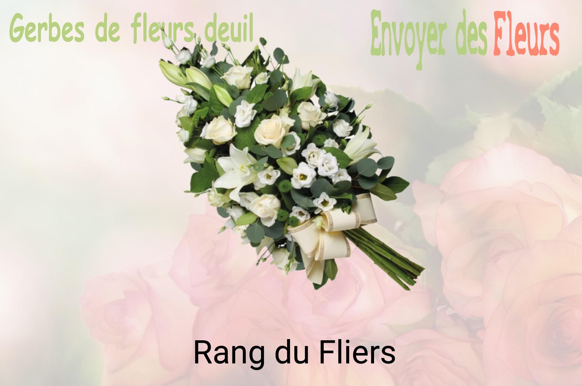 Gerbe de fleurs de deuil livrée à Rang-du-Fliers